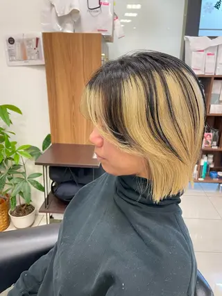 ミディアム jouir_ yukiのヘアスタイル