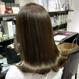 ミディアム カラー ヘアアレンジ ブリーチなしカラー /新百合ヶ丘/安形翔のヘアスタイル