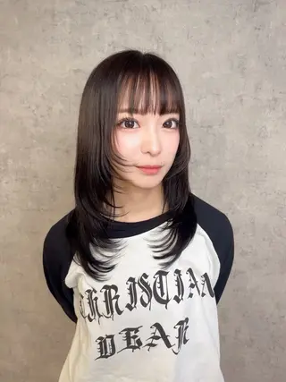 セミロング KAEDE🎀 縮毛矯正＆パーマ特化のヘアスタイル