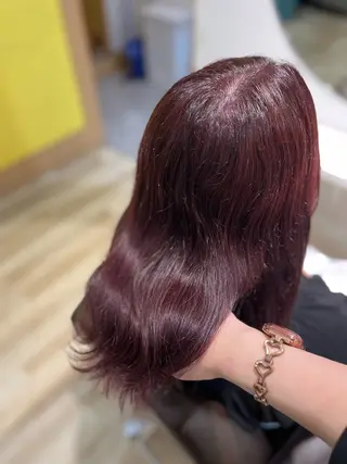 ミディアム ぴんく髪の美容師🎀 🖤ゆうなのヘアスタイル