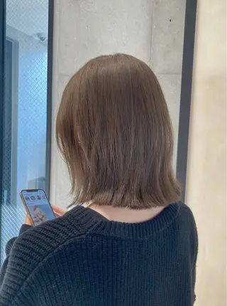 ミディアム カラー MURANAKA RYOのヘアスタイル