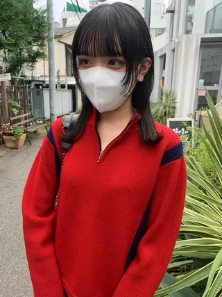 ミディアム ボブ/顔まわりカット 💫大澤奈緒美のヘアスタイル