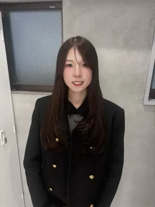 ロング 心愛/天神/レイヤー /透明感カラー/艶髪のヘアスタイル