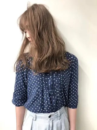 セミロング 小澤大輔 YOLO hairのヘアスタイル