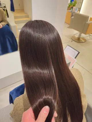 ロング ✂髪質改善ストレート NO.1 深澤 颯斗のヘアスタイル