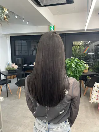 ロング カラー 川上拓真 ✂︎学芸大学のヘアスタイル