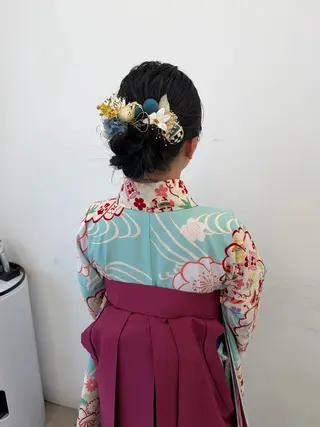 ヘアアレンジ アレンジ/ブラウン カラー HARU🕯のヘアスタイル