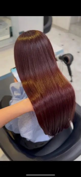 カラー 🇰🇷韓流暖色ヘア 🍒saaya🍒のヘアスタイル