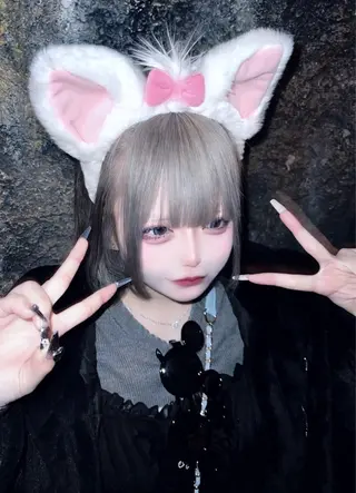 ショート カラー 🧸髪質改善ケアカラ ー/アイドル前髪🧸のヘアスタイル