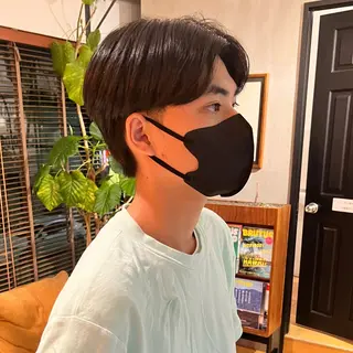 メンズ 似合わせカット✂︎ 艶カラー・*:湊七海のヘアスタイル