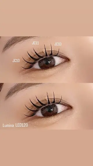 マツエク・マツパ Lumina Fuyumiのマツエク・マツパデザイン