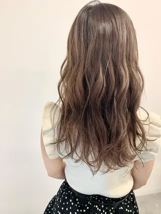 ロング カラー 肌に馴染むカラー 梅田・増田のヘアスタイル