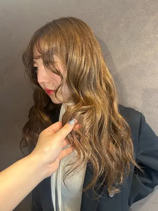 ロング カラー ☕️結【suii.】 ボブ/ヘアセット☕️のヘアスタイル