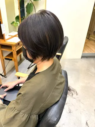ショート 坂田 汐里のヘアスタイル