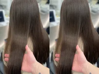 ロング カラー レイヤー/縮毛矯正 のマスター【タケル】のヘアスタイル
