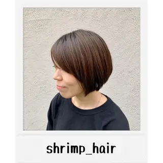 ミディアム 小杉輝/ショート /艶カラー✨のヘアスタイル