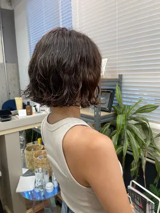 ショート パーマ ヘアアレンジ 早瀬裕之 パーマのヘアスタイル