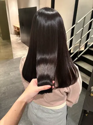 セミロング カラー mao | 柔らか艶カラー🫧のヘアスタイル