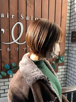 ショート カラー チバ ヒロトのヘアスタイル