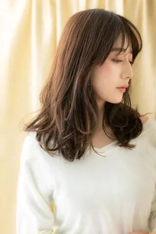 ロング カラー パーマ クセ毛解決💠艶髪 縮毛矯正💠棚村竜太のヘアスタイル