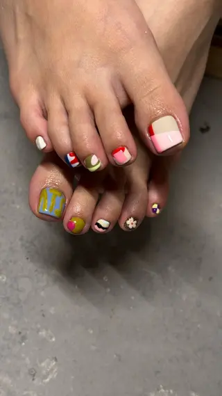 ネイル ZERO Nail Art Foot専用のネイルデザイン