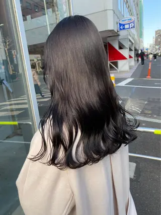 ロング ウルフカットマスター みつきのヘアスタイル