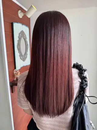 ロング カラー 大塚 しおりのヘアスタイル