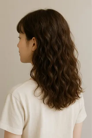 ロング パーマ 💐レイヤー/ 暖色/りゅーき💐のヘアスタイル