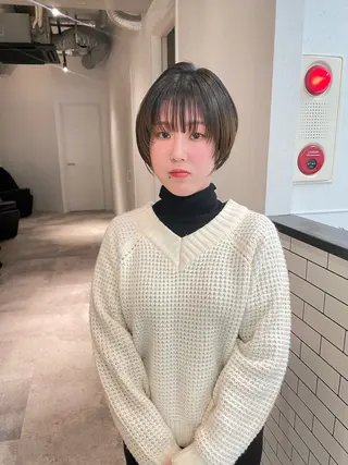 ショート 久保田 千尋のヘアスタイル