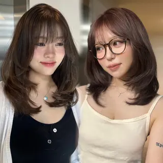 ミディアム ERIKA YAMAMOTOのヘアスタイル