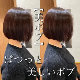 ショート カラー 縮毛/ショート/ ボブ/レイヤー/小原のヘアスタイル