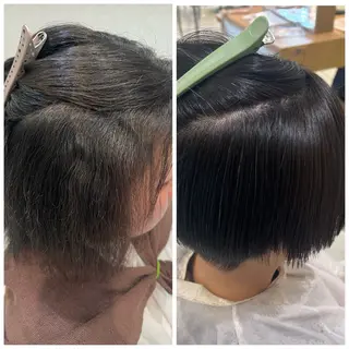 ショート ボブ／ストレート🎀 harukaのヘアスタイル