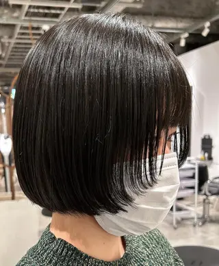 ショート カラー スキバサミを使わない カット🌼唯🌼のヘアスタイル