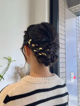 ヘアアレンジ 𝐇𝐢𝐧𝐚 ⟡.·のヘアスタイル