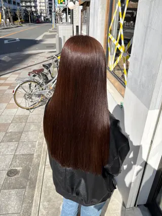 ロング カラー 雨積 清夏のヘアスタイル