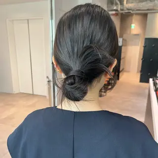 ミディアム カラー 艶髪✨×顔周りカット 🧚ナツホのヘアスタイル