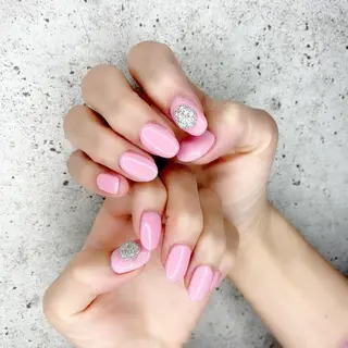 セミロング カラー パーマ ヘアアレンジ メンズ キッズ ネイル マツエク・マツパ Salon Ｋのネイルデザイン