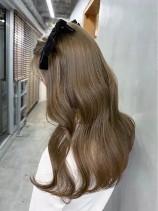 セミロング カラー 🎀 のえか/ハイ トーン/ピンク🤍のヘアスタイル