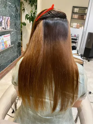 ロング タナカ レイヤのヘアスタイル