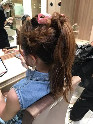 ロング ヘアアレンジ ヘアセット/メンズ パーマChihoのヘアスタイル