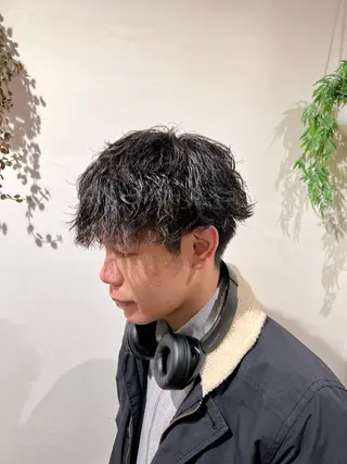 パーマ メンズ 𝙎𝙚𝙞𝙧𝙖 ☆カット/パーマのヘアスタイル