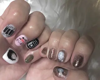 ネイル パラあり！フィルイン 美フォルムのネイルデザイン