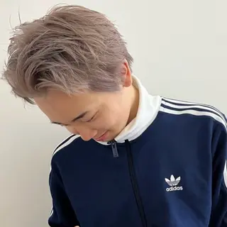 カラー メンズ メンズパーマ/ メッシュ📍ユリのヘアスタイル