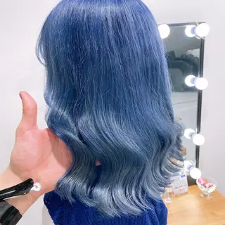 セミロング カラー ヘアアレンジ メンズ ダブルカラー特化💍 tiam💍韓国ヘアのヘアスタイル