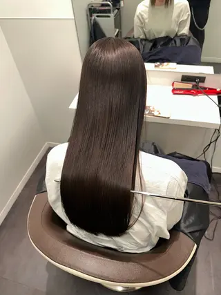 セミロング 美髪特化✨ 伊織✨縮毛矯正✨のヘアスタイル