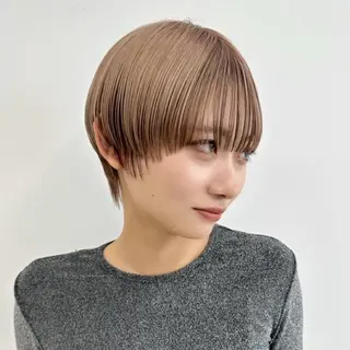 ショート ハイトーンカラー/ さらさのヘアスタイル