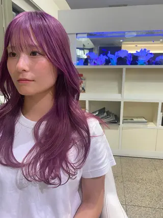 ロング 小柳 飛鷹のヘアスタイル