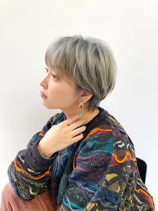 ショート カラー 浦和指名率No.1 ショート特化美容師のヘアスタイル
