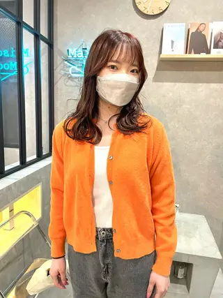 ミディアム カラー 一ノ瀬 暁のヘアスタイル