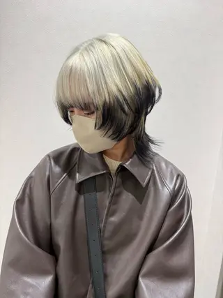 ショート カラー 𝐑𝐲𝐮𝐤𝐢 【店長】ALEAPのヘアスタイル